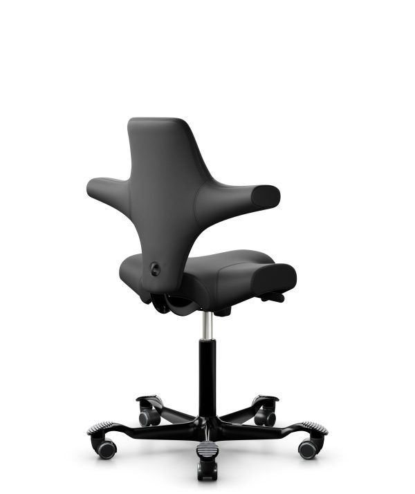 Drehsessel HAG CAPISCO 8106 Leder Fuss schwarz – Bild 2
