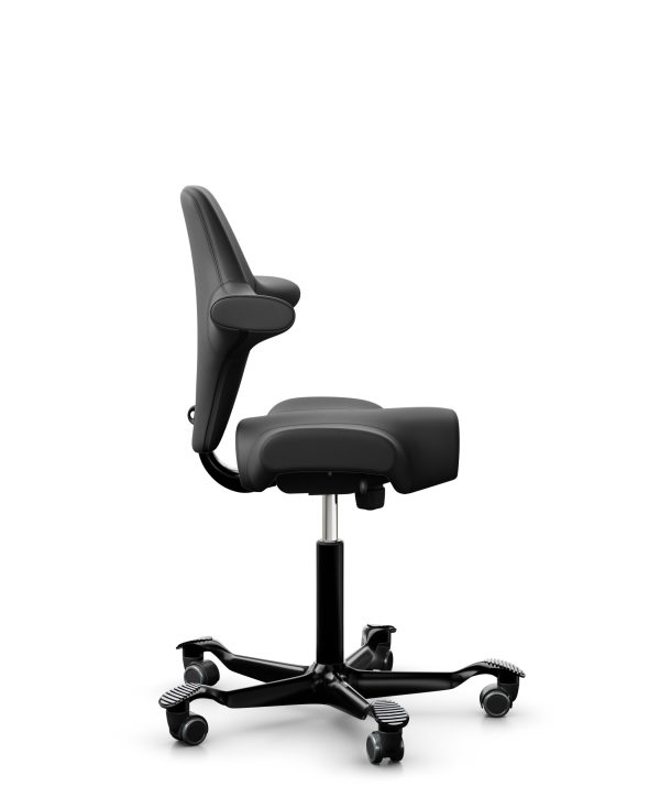 Drehsessel HAG CAPISCO 8106 Leder Fuss schwarz – Bild 3