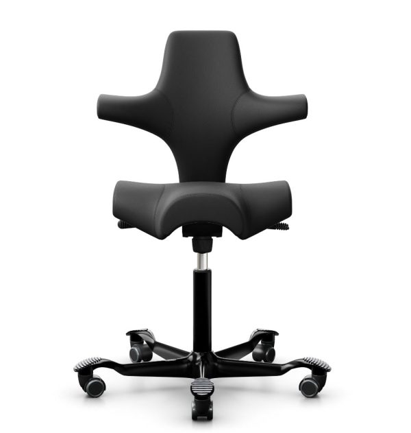 Drehsessel HAG CAPISCO 8106 Leder Fuss schwarz